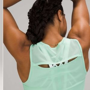 Lululemon Sculpt Tank Wild Mint Size 0 NWT